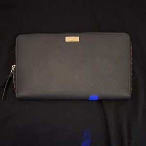 Michael Kors Black Zip-Around Wallet